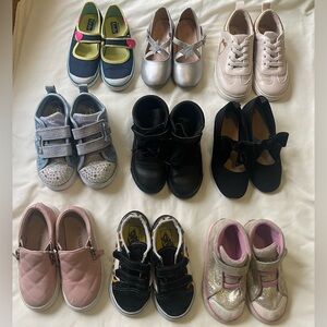 Toddler girl shoe lot size 9T and 10T